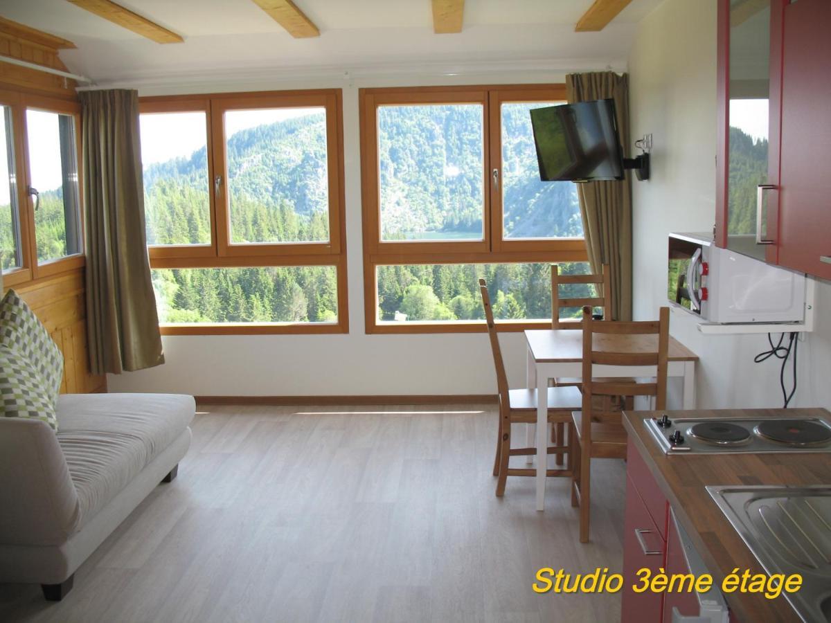 Les Terrasses Du Lac Blanc - Studios & Appartements Орбе Екстериор снимка